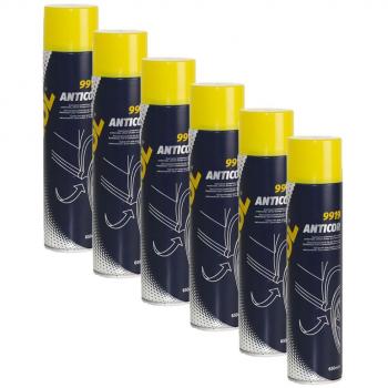 6 x Mannol 9919 anticor Spray Protección Medio subsuelo 650 ml