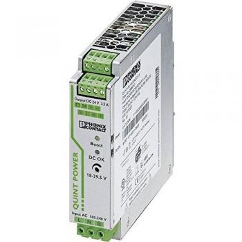 QUINT-PS/1AC/24DC3.5 - DC-power supply 85...264V/24V 84W, Phoenix Contact QUINT-PS/1AC/24DC/3,5 Rail mounted PSU (DIN