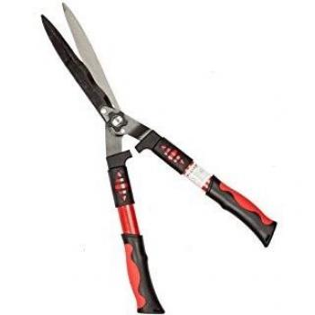 FALCI 247ts454 Cortasetos Hoja Ondulada Ajustable de Acero al Carbono, Gris