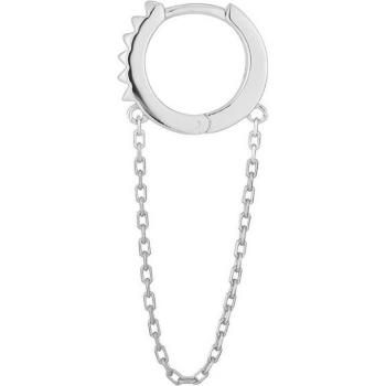 Piercing de aro Mode de plata bañado en rodio