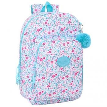 Mochila Escolar Safta BLACKFIT8 COOL - Adaptable a Carro, Ideal para Niños, Cómoda y Versátil, Calidad y Resistencia 14x30x46cm