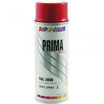 Spray Acrílico Brillante RAL3000 400 ml, Rojo Fuego, Resistente a la Intemperie y UV