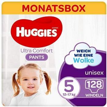 Pañales de Natación Huggies Ultra Comfort Talla 5 (12-17 kg) - Paquete de 128 unidades