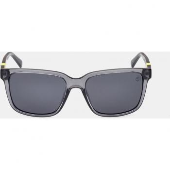 Timberland Square Polarized Sunglasses for Men - Gray Acetate Frame