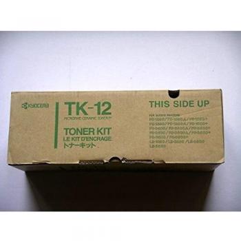 Toner Kyocera TK-12 Negro para impresoras FS 1550/1600/3400/3600, código de producto 37027012