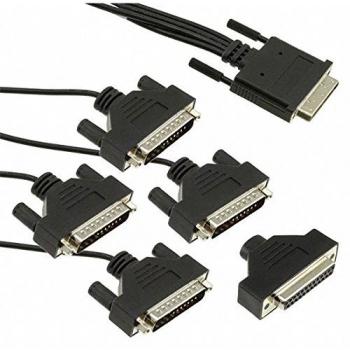 4port Db25m Fan-out Cable for Acceleport Xp