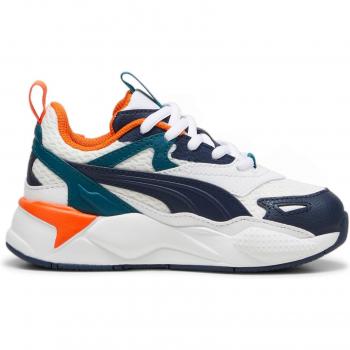 Puma RS-X Efekt Kids Sneakers - White/Club Navy