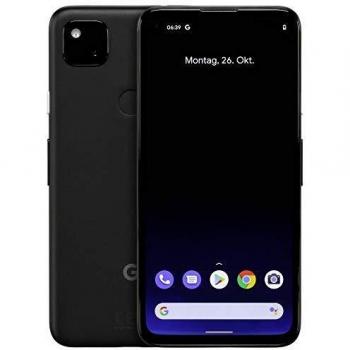 Smartphone Google Pixel 4a, Negro, 6GB RAM, 128GB Memoria Interna, Pantalla OLED HDR de 5.8, Cámara de 12MP, Android 10.0