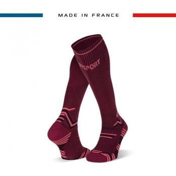 BV Sport Trail Compression Socks - Unisex, Red, High Performance