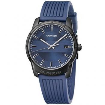 Calvin Klein Watch with Rubber Strap K8R114VN