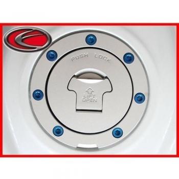 Kit vis trappe de rÃ©servoir en aluminium MV Agusta Argent