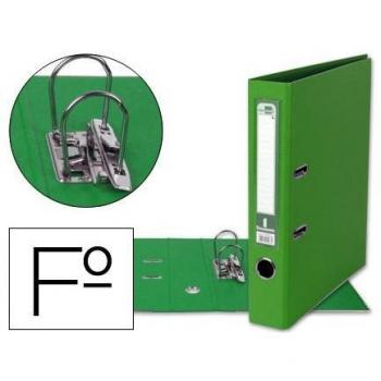 Archivador Palanca Liderpapel Folio PVC 52 mm Verde