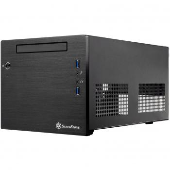 Silverstone SST-SG08B-Lite - Carcasa de Ordenador compacta Cubo Sugo Mini-ITX, Negro
