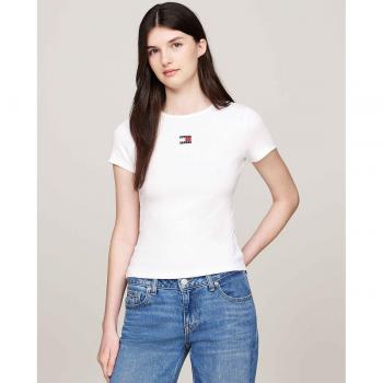 Tommy Hilfiger Women's White Cotton Short Sleeve T-Shirt Size M