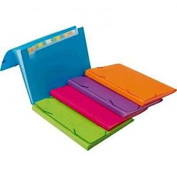 5 Star 152387 - Carpeta clasificadora de polipropileno, color negro