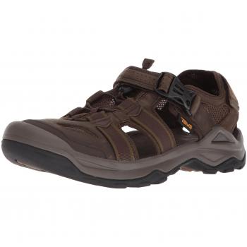 Teva Omnium 2 Leather Men's Sandals - Turkish Coffee