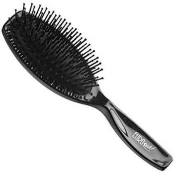 EUROSTIL NEGRO PUA PLASTICO CEPILLO FUELLE 1UN Unisex adulto, Único