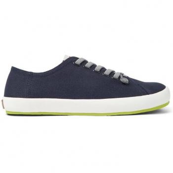 CAMPER Peu Rambla Men's Sneakers in Blue, Size 44, Cotton Fabric