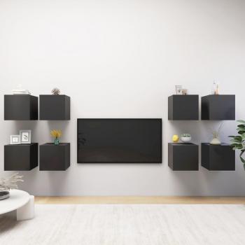 Mueble TV gris 30,5x30x30 cm