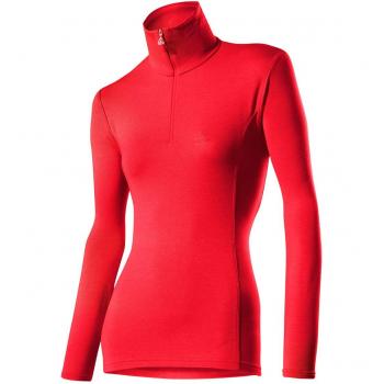 Loeffler Women's Long Sleeve Transtex Basic T-shirt Red 40