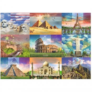 Puzzle Ravensburger Monumentos del Mundo - 200 Piezas XXL, Juego Educativo para Niños de 8 Años en Adelante