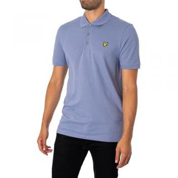 Lyle & Scott Men's Plain Polo Shirt - Crafted Blue - Size: L