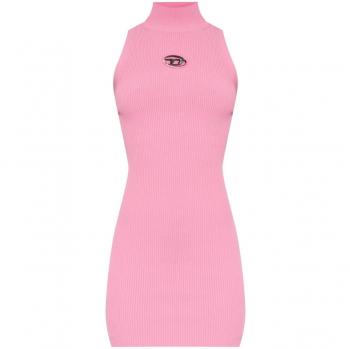 Diesel Women's Logo Mini Dress in Pink | Size XS | A123960DLAX377