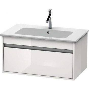 Mueble Bajo Lavabo Duravit Ketho 80 x 47,5 cm, Betongrau Mate, 1 Cajón, Colgado en Pared