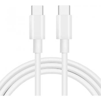 Cable USB-C de Carga Rápida con Chip E-Mark 140W - 240W 1.80m Blanco