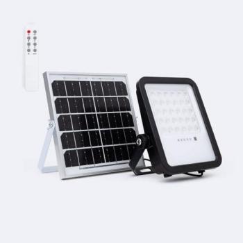 Foco Proyector LED Solar Exterior 5W Nurda 700lm 140lm/W 4000K Blanco Neutro con Control Remoto