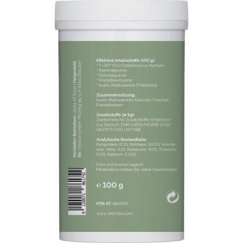 Suplemento Probiótico Vital para el Cuidado del Estómago e Intestinos de Mascotas, 100 g
