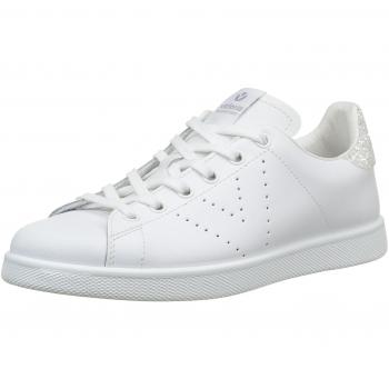 Victoria Glitter Leather Tennis Sneakers