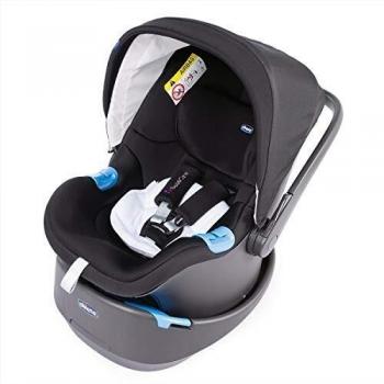Chicco Oasys 0+ - Silla de coche Grupo 0 con sistema de alarma Bebècare, color negro