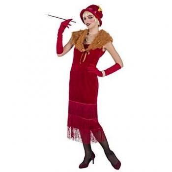 Banyant Toys Disfraz Charleston Rojo Mujer: S