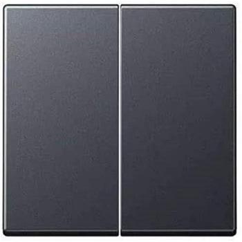 JUNG A 595 BF ANM - Cover plate for switch/push button, rocker, thermoplastic, painted, series A, anthracite matt