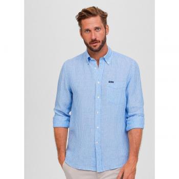 Façonnable FM301802 - Camisa Hombre 100% Lino Natural - Diseño Elegante