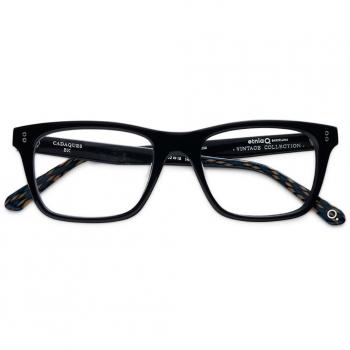 Etnia Barcelona Cadaques BK Men's Eyeglasses Black Size 52 - Frame Only with Blue Light Block Available