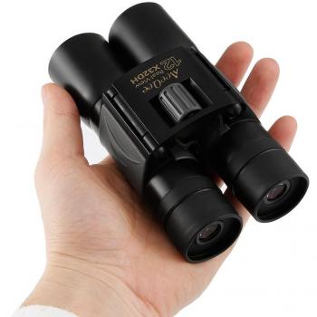 Prismáticos Profesionales, MeeQee 12×32 HD Prismáticos Compactos para Niños&Adultos, Talla Pequeños y Plegable, Adecuados para Viajes al Aire Libre, Observación de Aves, Caza, Conciertos, 87m/1000m