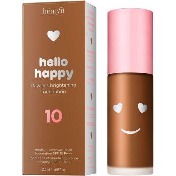 Benefit Hello Happy Flawless Brightening Foundation SPF 15 Shade 10 - 30ml