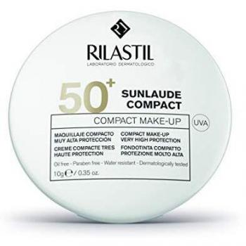 Rilastil Sunlaude - Maquillaje Compacto Con Protección Solar Spf 50+, Color Light, 10 Gramo