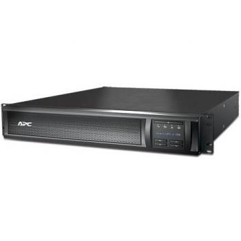 Schneider Electric SMX750INC Inteligente UPS X de APC 750 VA en Torre o Rack, con LCD 230 V con Tarjeta de Roja, 49cm x 8.9cm x 43.2cm, Negro