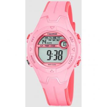 Reloj Calypso Junior Collection K5849/1 Rosa Unisex - Reloj infantil de caucho rosa