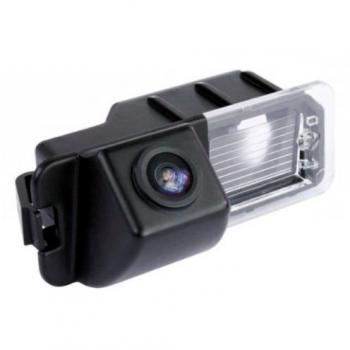 CAM06 - Color Vista posterior de la cámara cámara de visión trasera con líneas de cuadrícula como luz de la matrícula,ayuda sensor de aparcamiento para VW Amarok , Jetta , Golf 6 , New Beetle , Passat CC , Polo V 6R , Scirocco , EOS , Skoda Superb