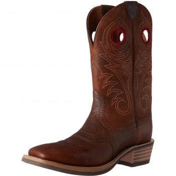 Ariat Men's Heritage Roughstock Brown Western Boots 10.5 D
