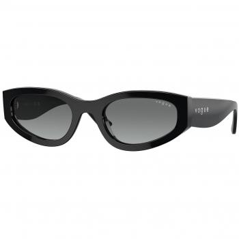 Vogue Eyewear VO5585S W44/11 Women's Cat Eye Sunglasses Black Grey Acetate 54mm Shaded