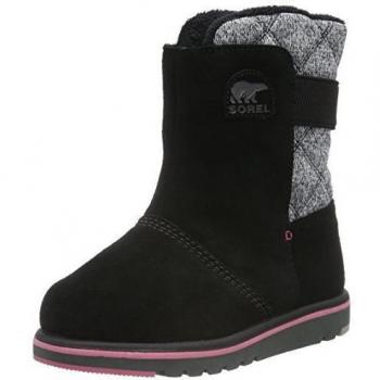 Sorel Youth Rylee, Botas Mocasin para Niñas, Negro