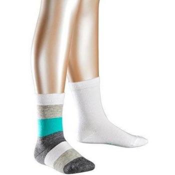 ESPRIT Coloured Feet Doppelpack - Calcetines Niñas, color blanco, talla 27-30