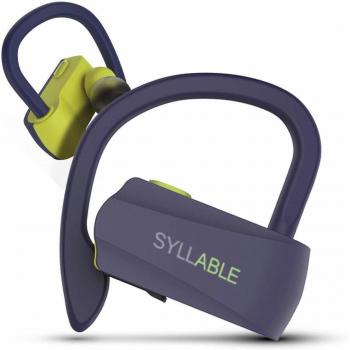 Auriculares Bluetooth Deportivos, Syllable D15 Auriculares Inalámbricos Estéreo para Deportes Bluetooth 5.0 Manos Libres con Micrófono Dual con Ganchos de Orejas para iPhone y Andriod