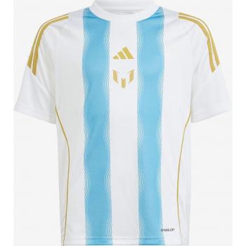 Camiseta Adidas Pitch 2 Street Messi Entrenamiento Niño Blanco/Celeste ADIS6470
