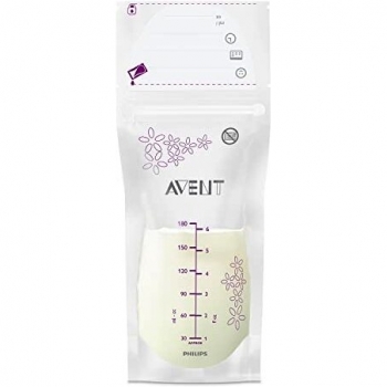 Philips Avent SCF603/25 - Bolsas para almacenaje de leche materna, 180 ml, color blanco